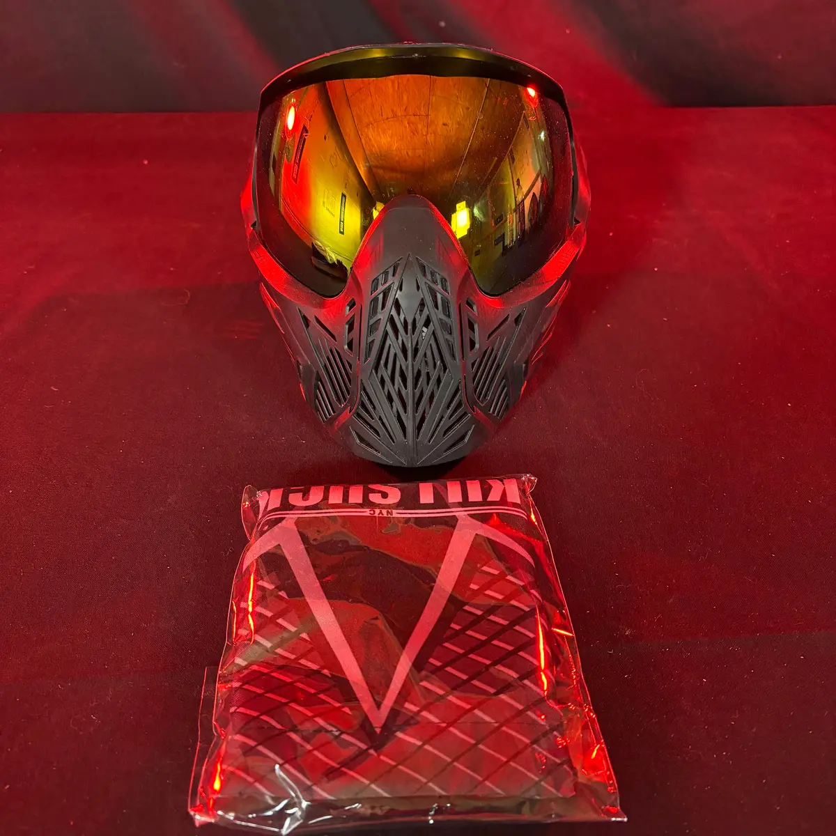 Used Virtue/Bunkerkings Vio/Cmd Mask - Pitch Black 1