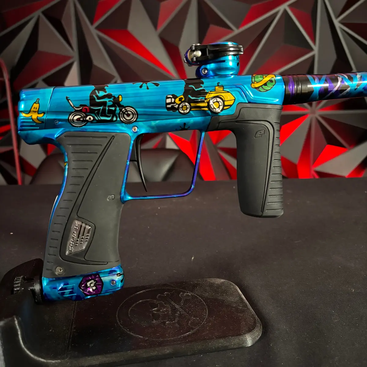Used Planet Eclipse Gtek 180R Paintball Gun - Le Blue Mario Kart 2