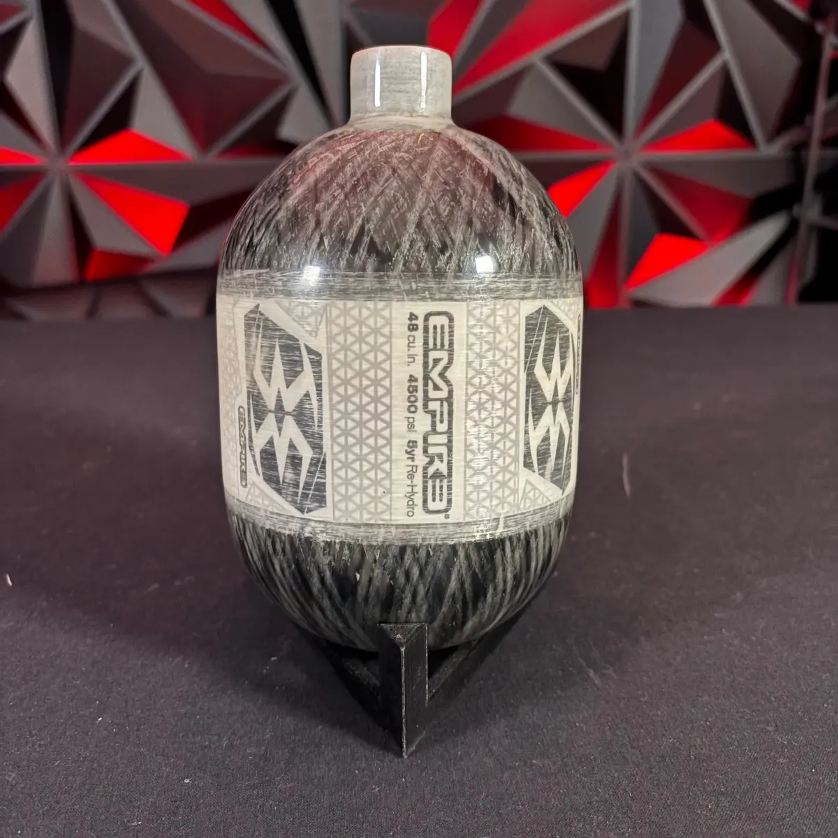 Used Empire Lite 48/4500 Paintball Tank - Clear 1