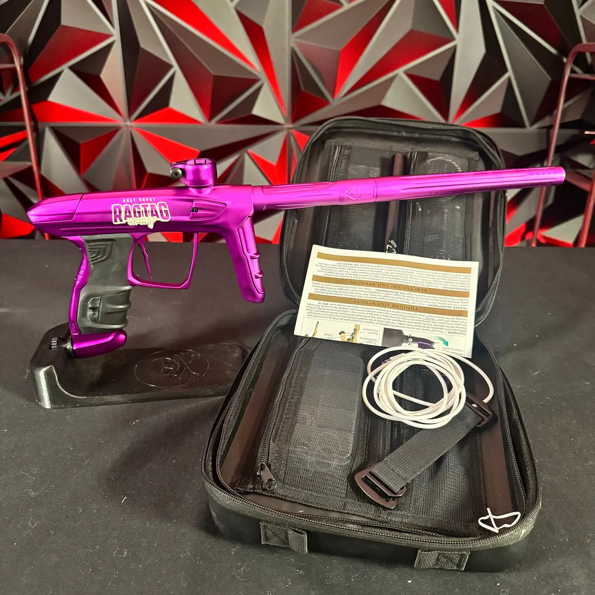 Used Dlx Luxe Idol Paintball Gun - Dust Purple "Rag Tag Army" 1