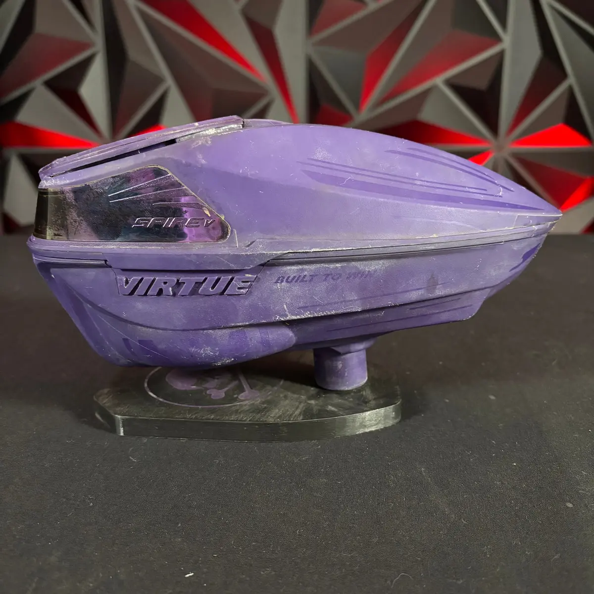 Used Virtue Spire 5 Paintball Loader - Purple 1