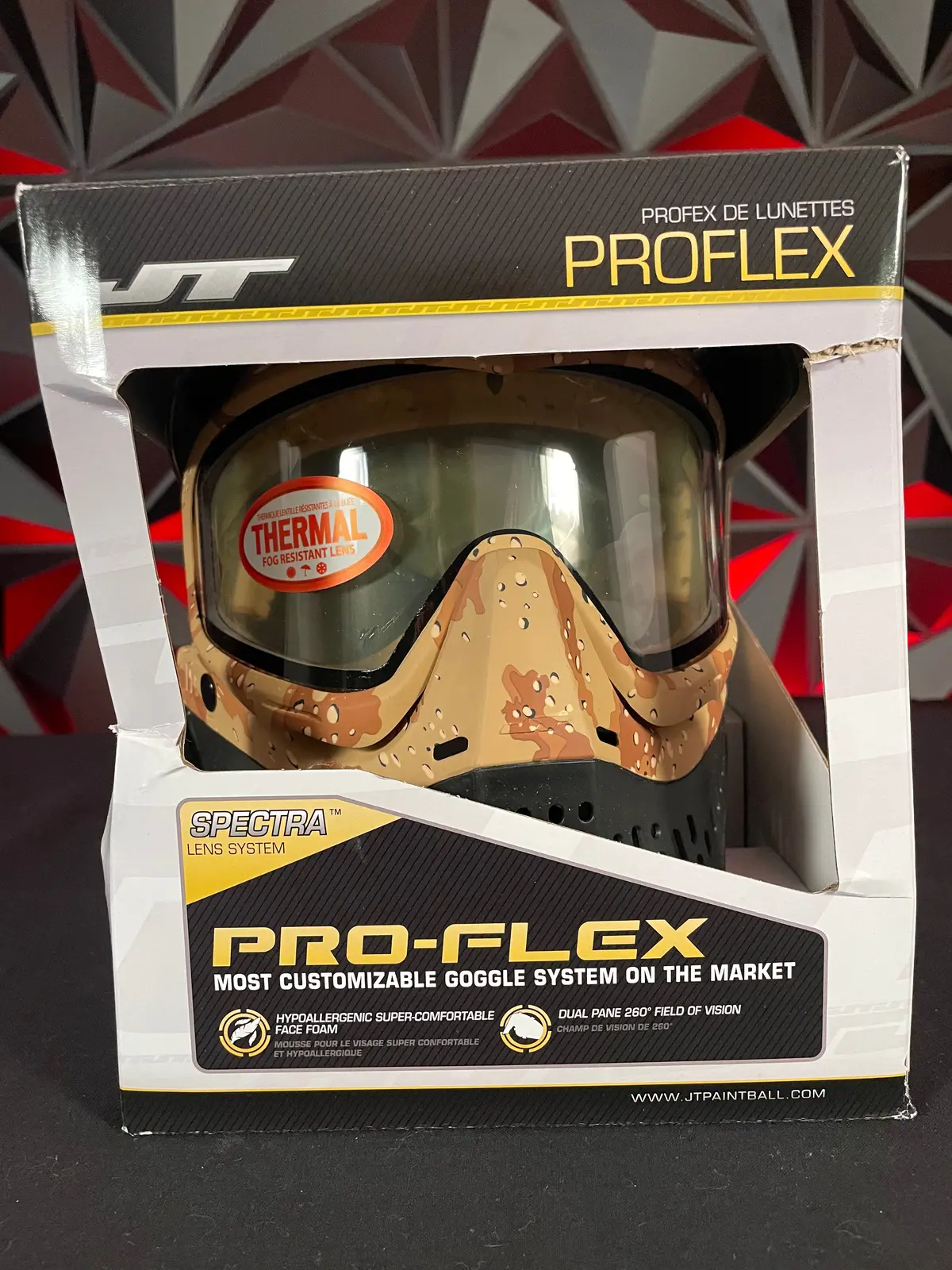 Used Jt Proflex Paintball Mask - Cookie Dough 1