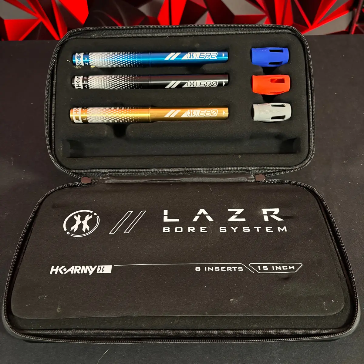 Used Hk Army Lazr Barrel Kit - Colored Inserts **Inserts And Grips Only** 1