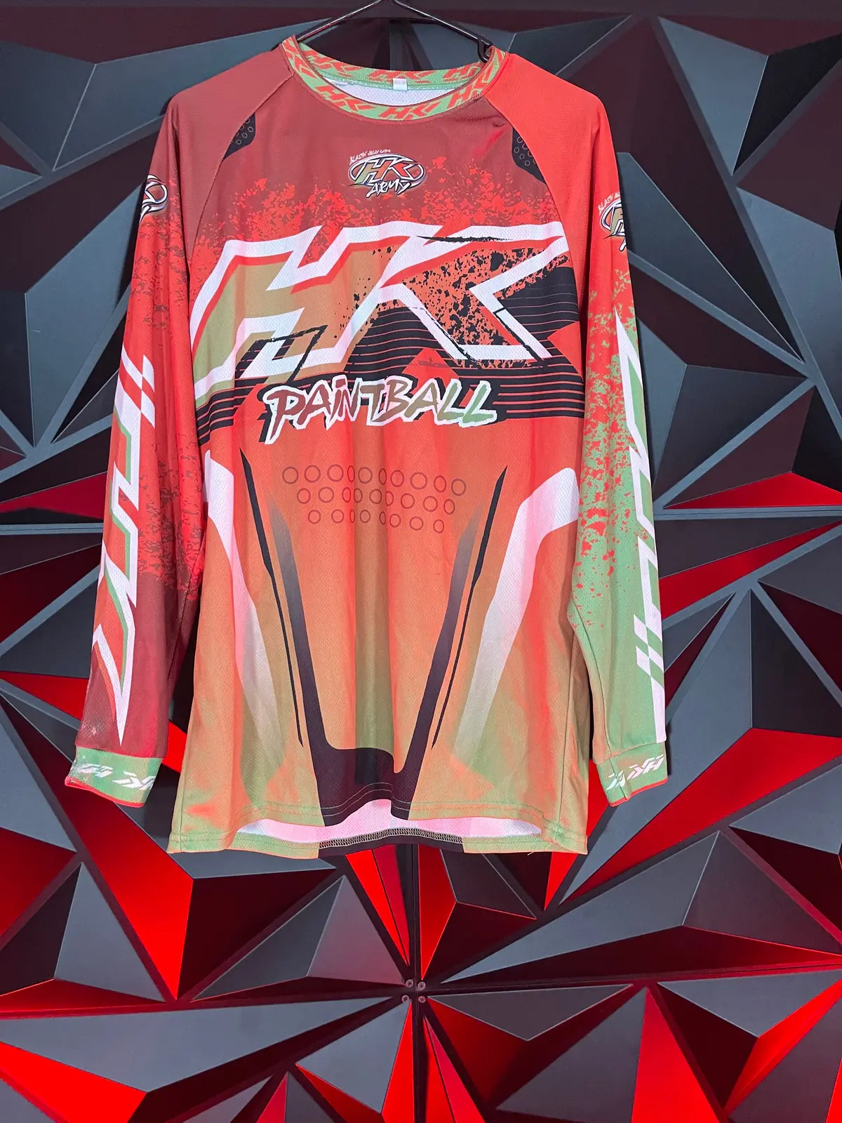 Used Hk Army Retro Jersey - Orange - Medium 1