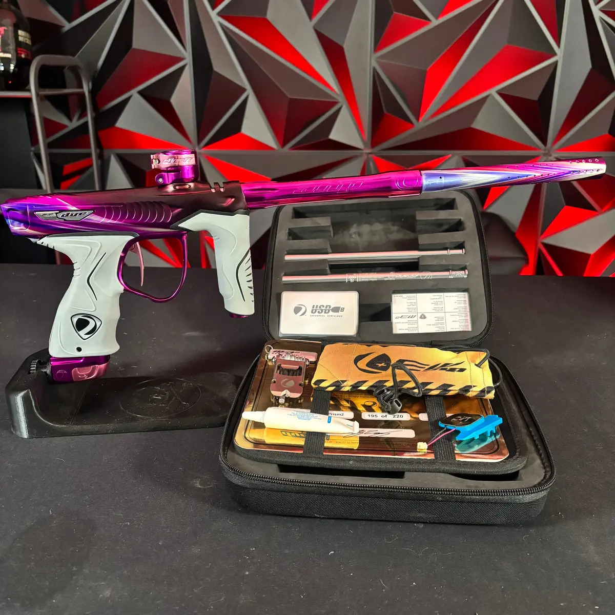 Used Dye M3+ Icon Paintball Gun - Pga Prism 2 (195 Out Of 220) 1