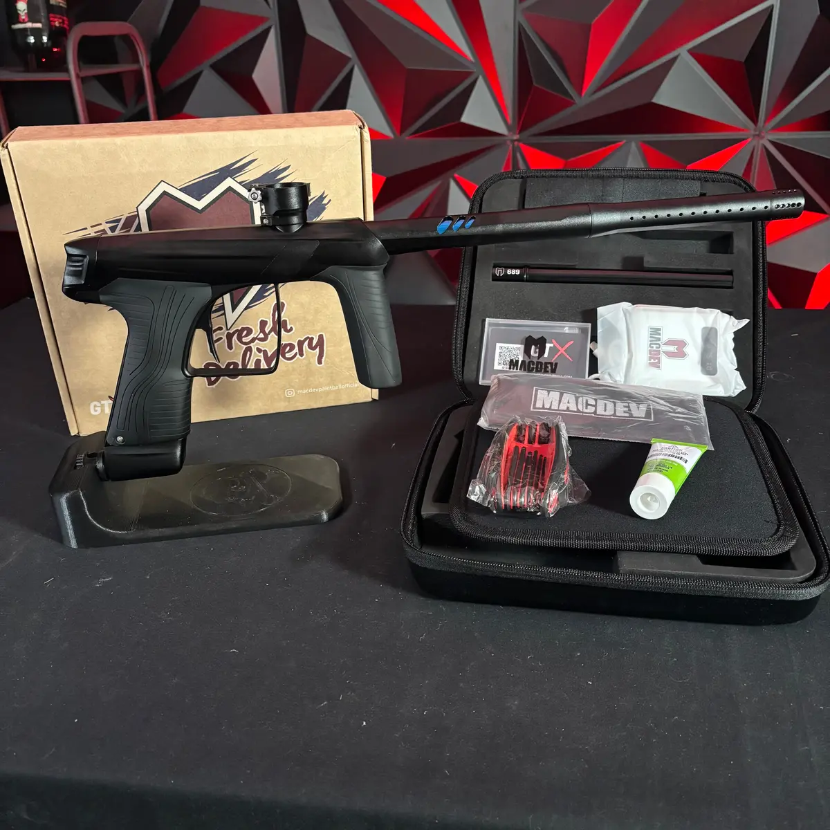 Used Macdev Gtx Paintball Gun - Black 1