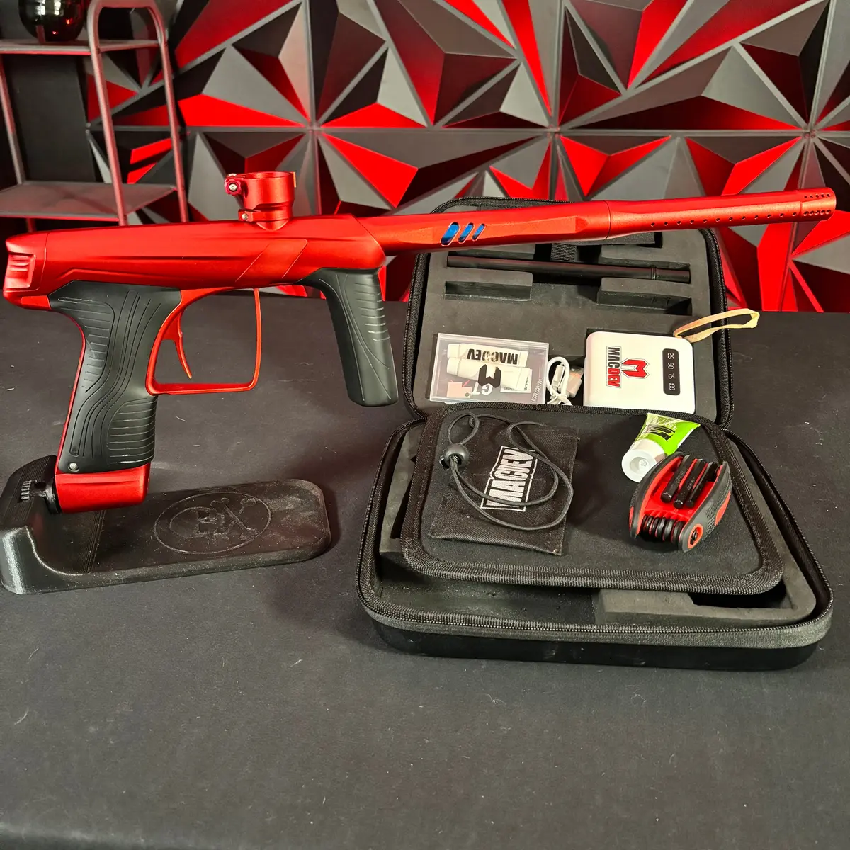 Used Macdev Gtx Paintball Gun - Red 1