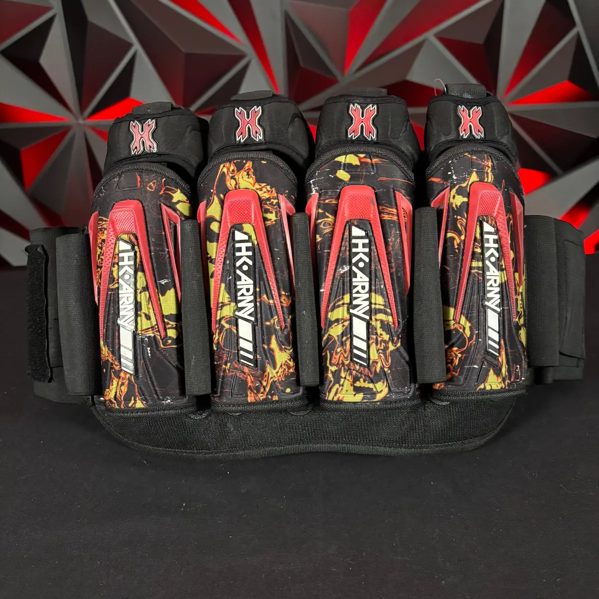 Used Hk Army Zero G 4 + 7 Paintball Pod Pack 1
