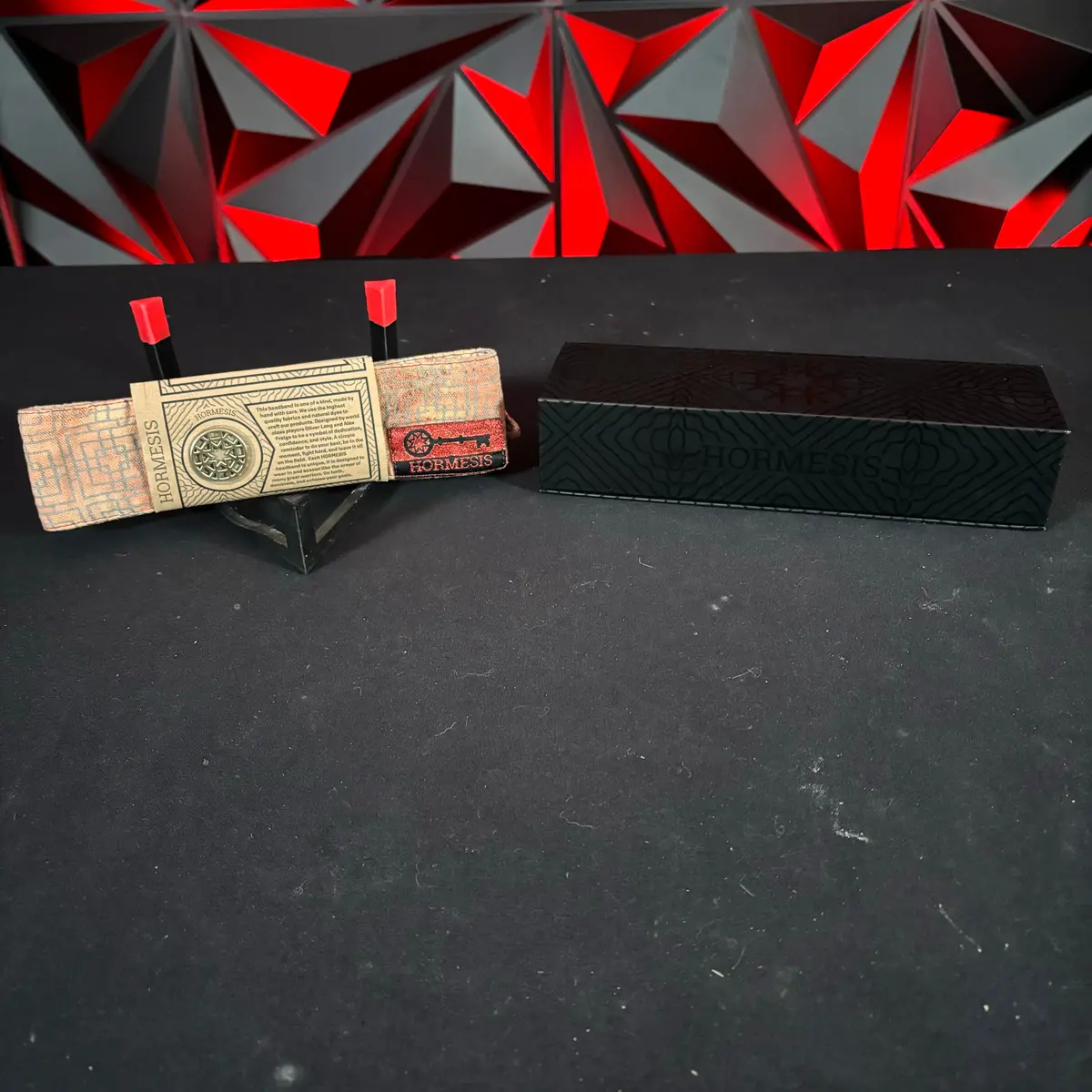 Used Hormesis Headband - The Pen Series #10/116 (Red/Silver) 1