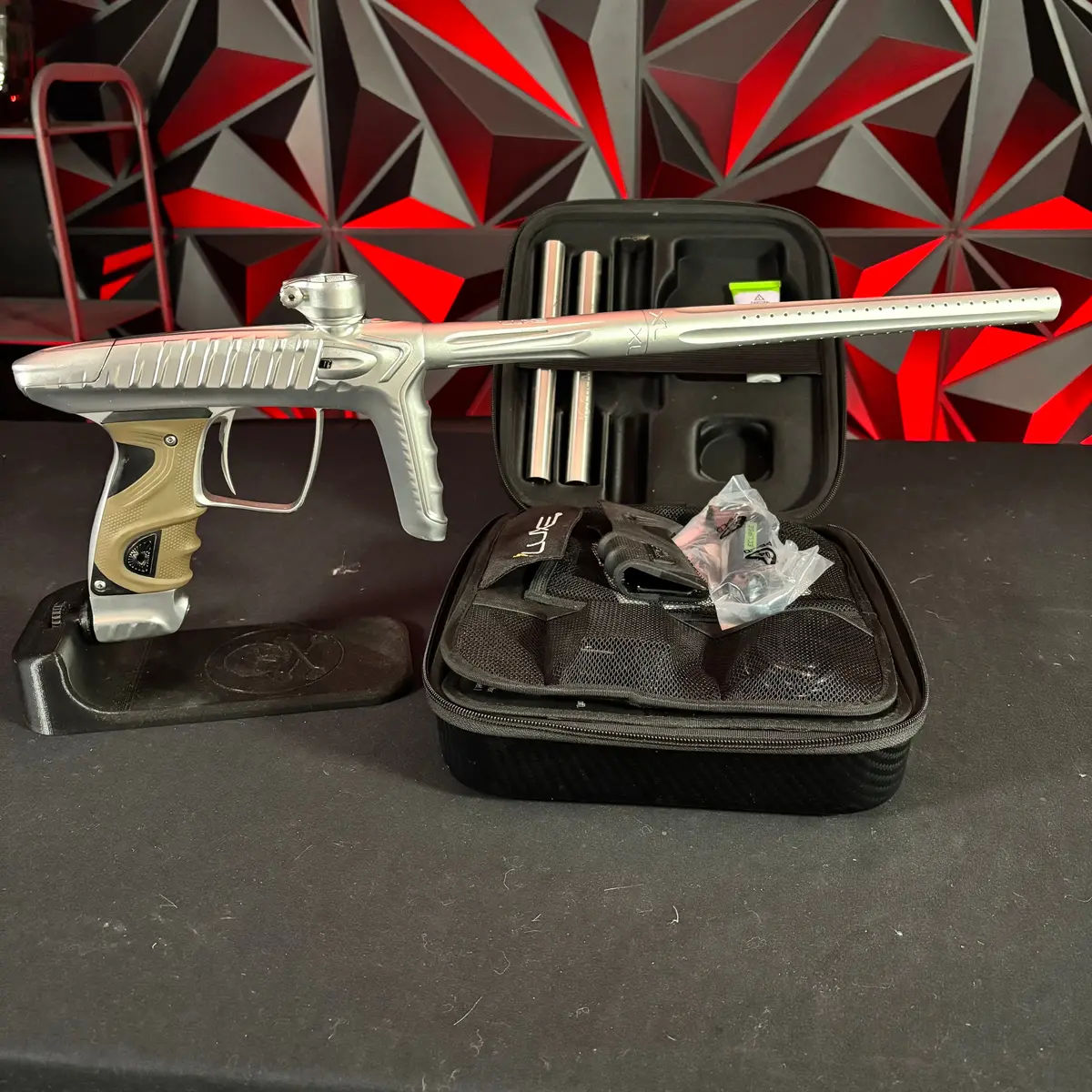 Used Dlx Project Tm40 Paintball Gun - Dust Silver 1