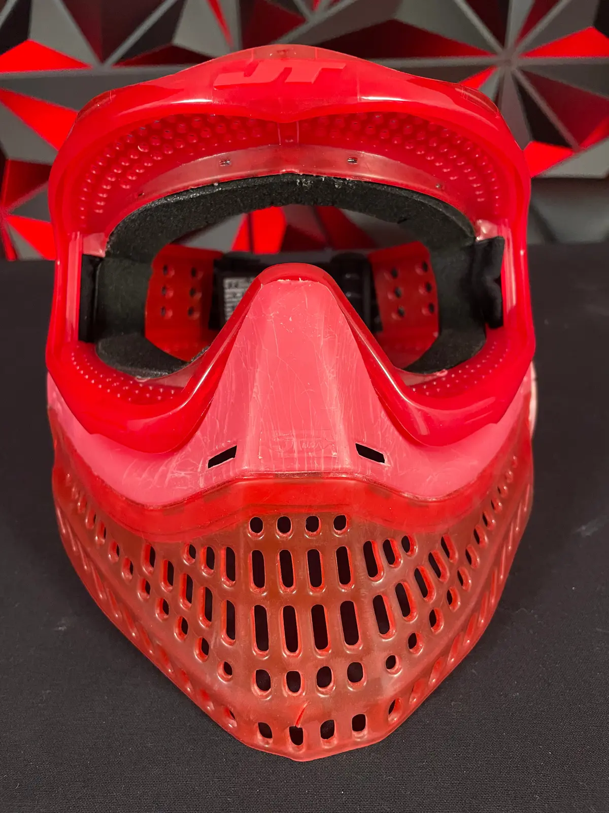 Used Jt Proflex Paintball Mask - Og Red Bottoms W/ Red Ice Frame 1