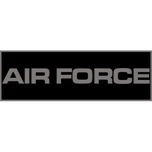 Air Force Patch Small (Black) 1