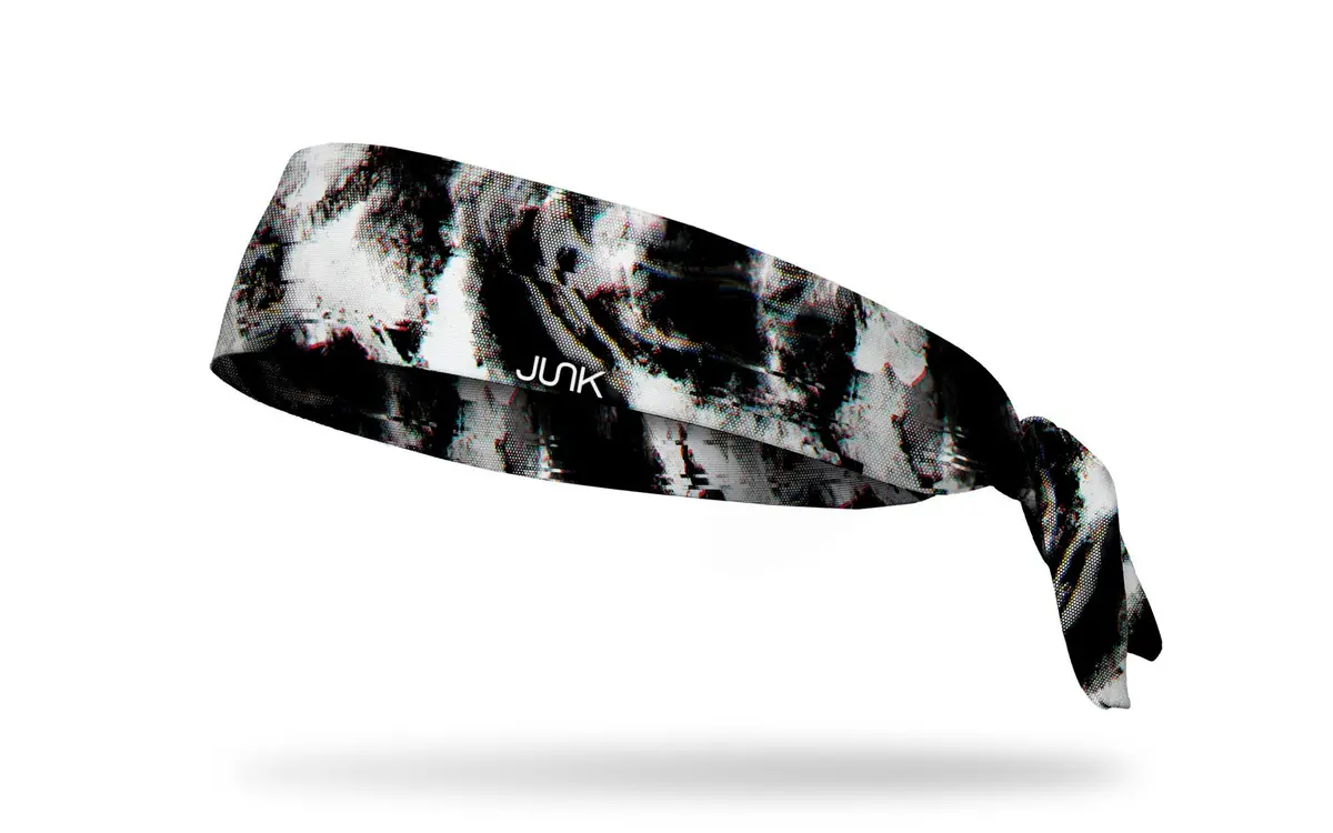 Arctic Glitch Flex Tie Headband 1