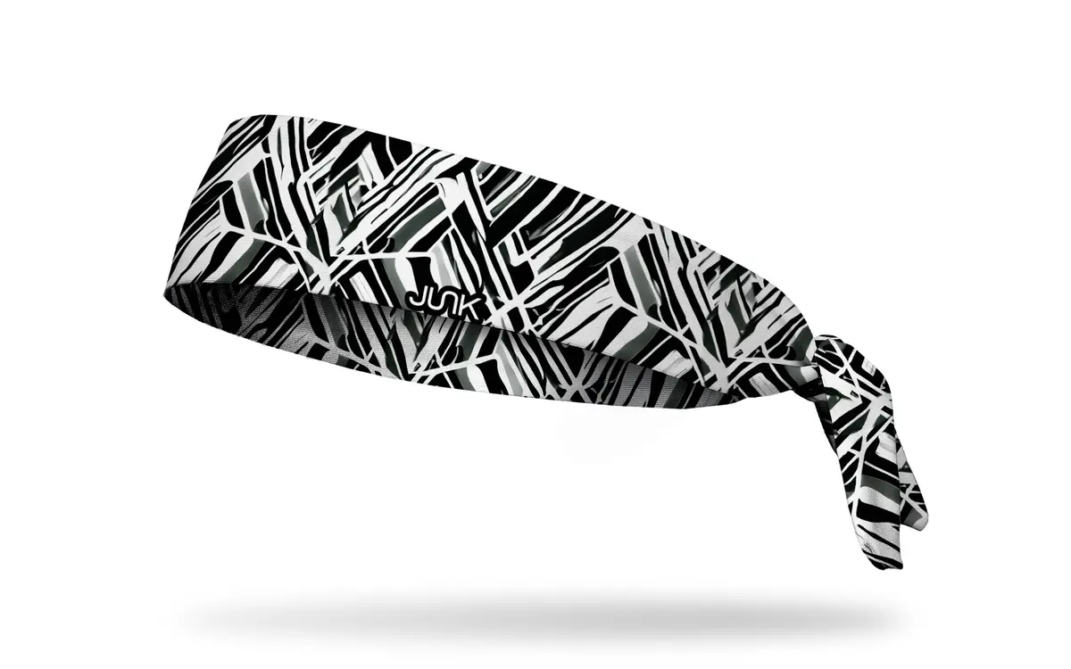 Artificial Black Flex Tie Headband 1