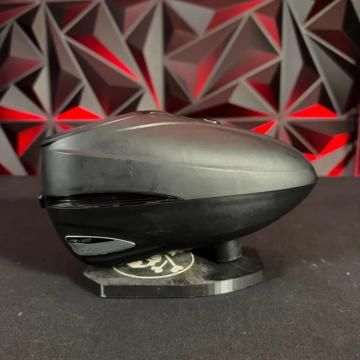Used Dye R2 Paintball Loader - Black W/ Black Quickfeed 1