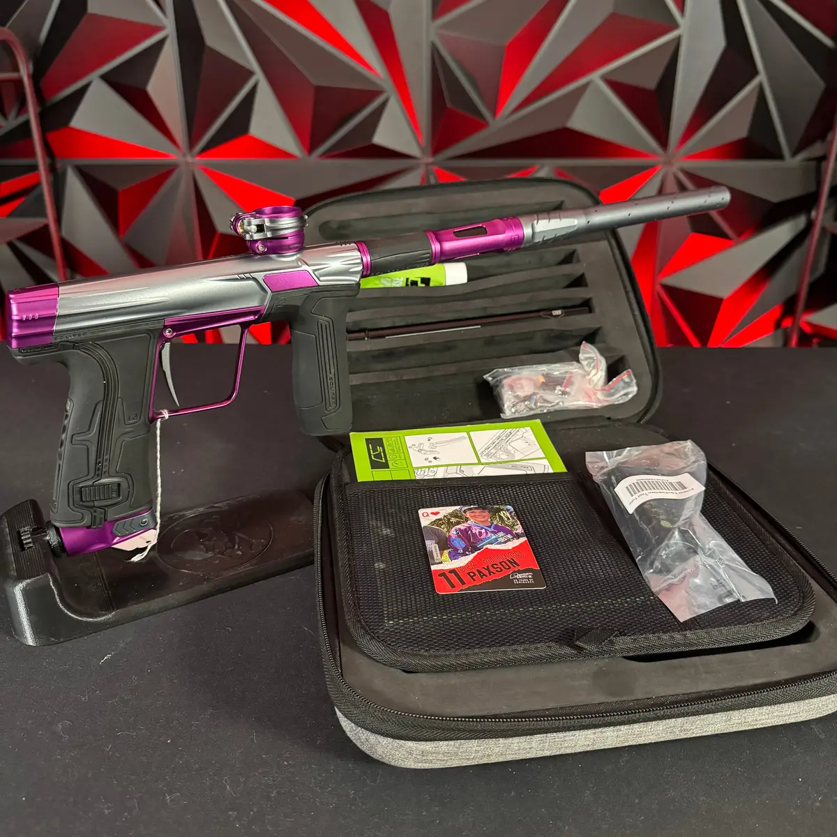 Used Planet Eclipse Cs3 Paintball Gun - Havoc (Grey/Purple) 1