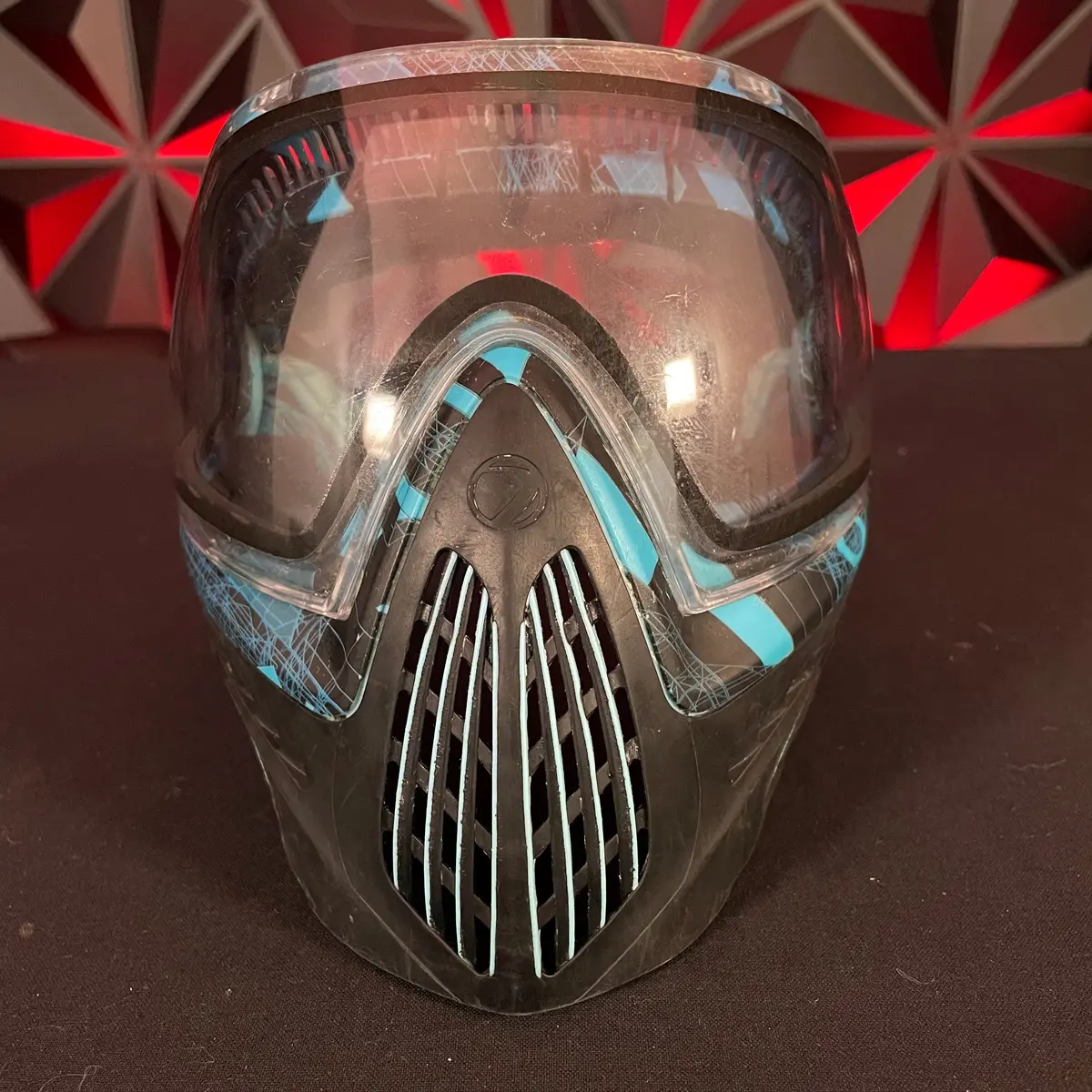 Used Dye I4 Paintball Mask - Black / Blue 1