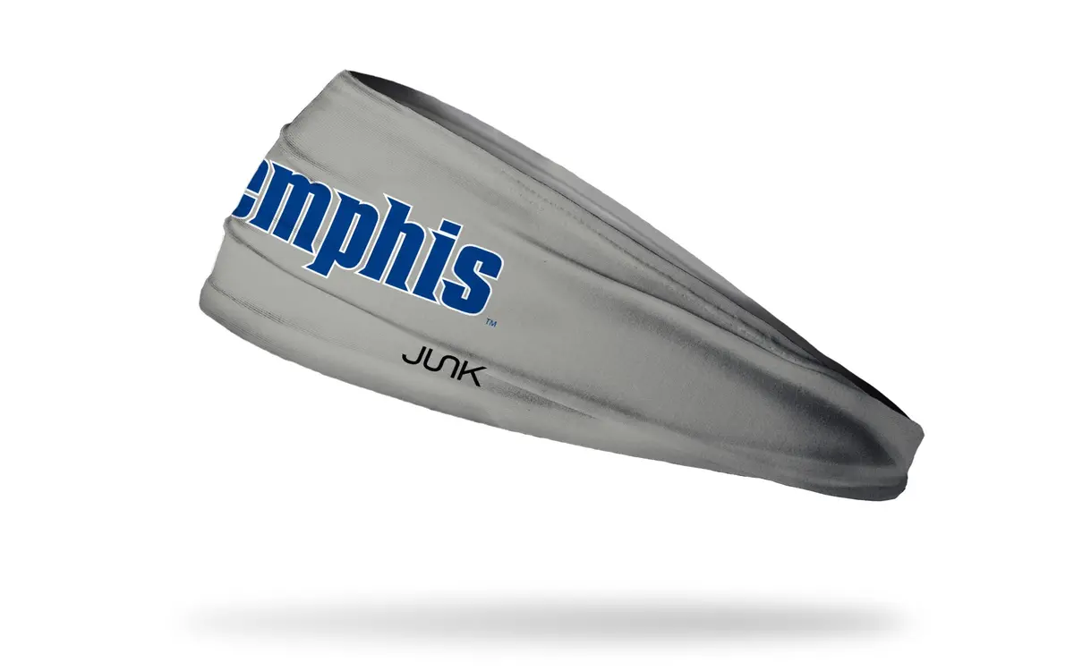 University Of Memphis: Wordmark Gray Big Bang Lite Headband 1