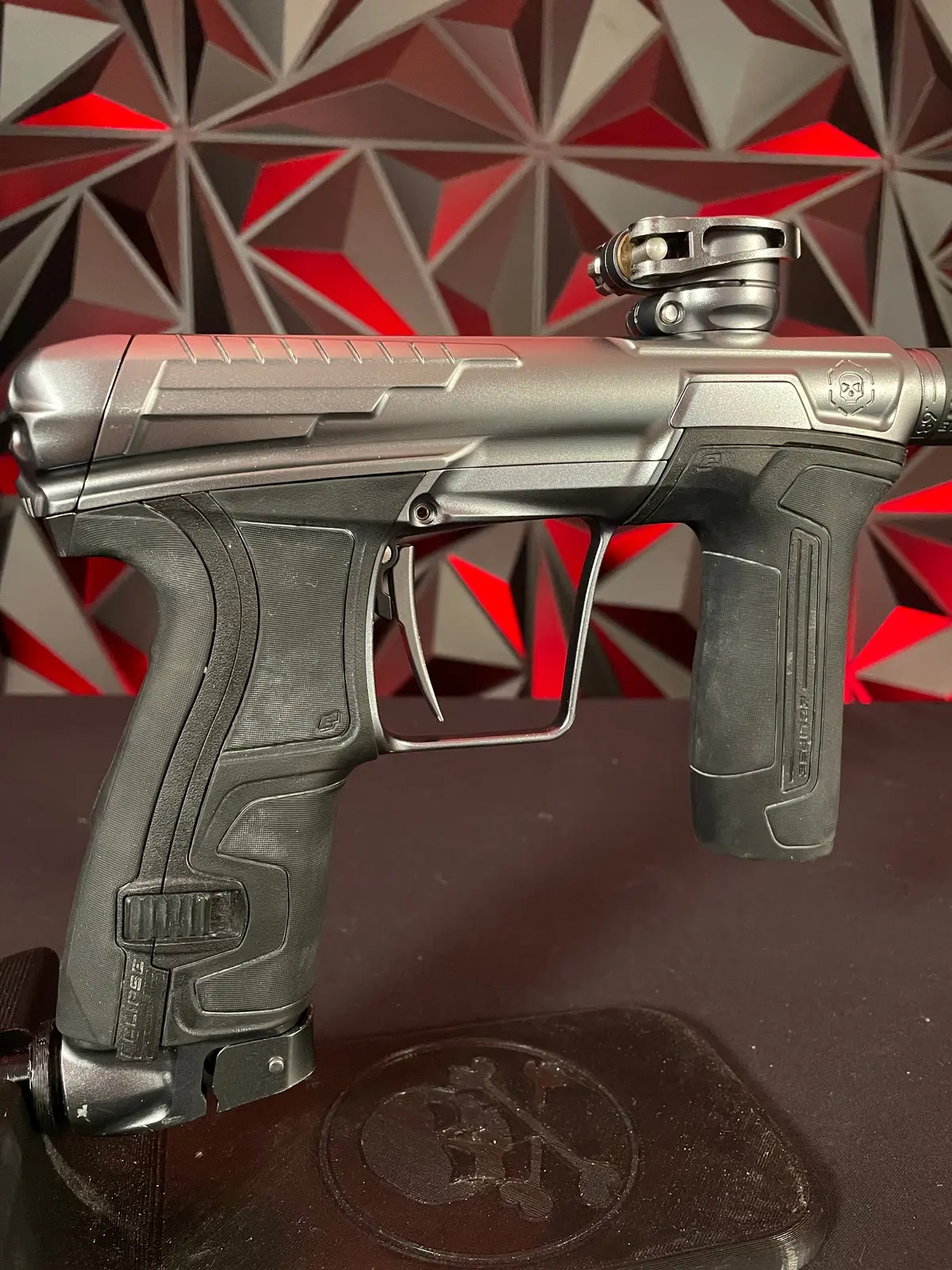 Used Planet Eclipse Infamous Cs2 Paintball Gun - Pewter W/ Silencio Fl Tip 1