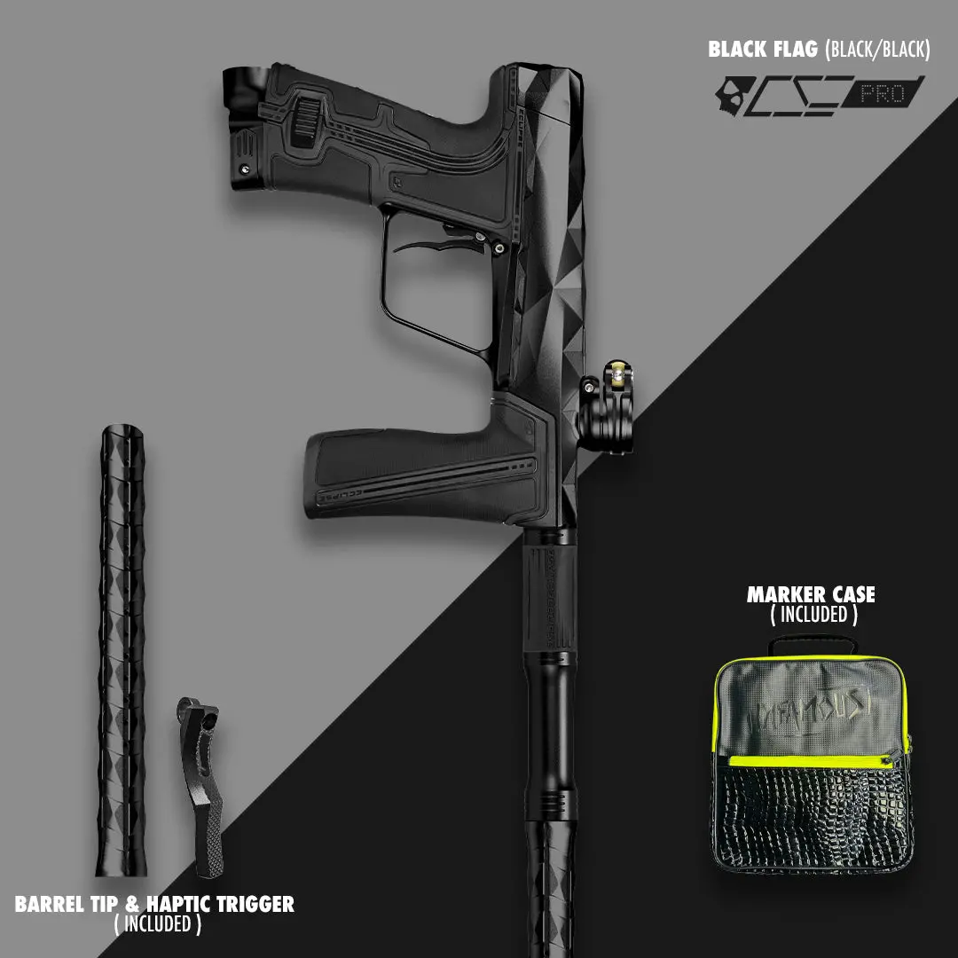 Planet Eclipse/Infamous Cs3 Pro Paintball Gun - Black Flag (Black/Black) 1