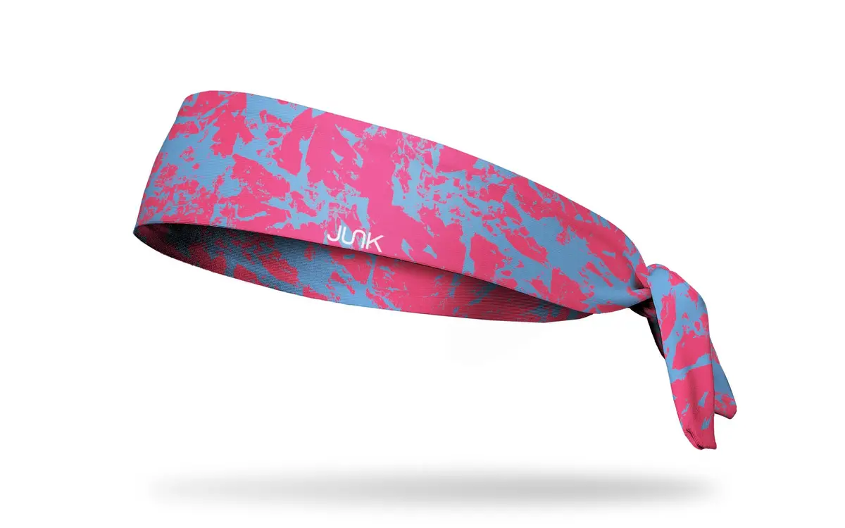 Bubblegum Blue Flex Tie Headband 1