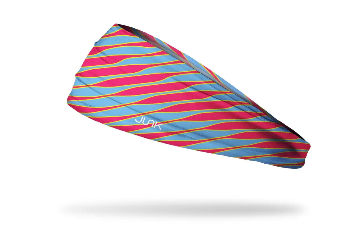 Bubblegum Variegated Stripe Big Bang Lite Headband 1