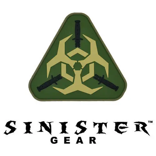 Sinister Gear "Biohazard" Pvc Patch - Od 1