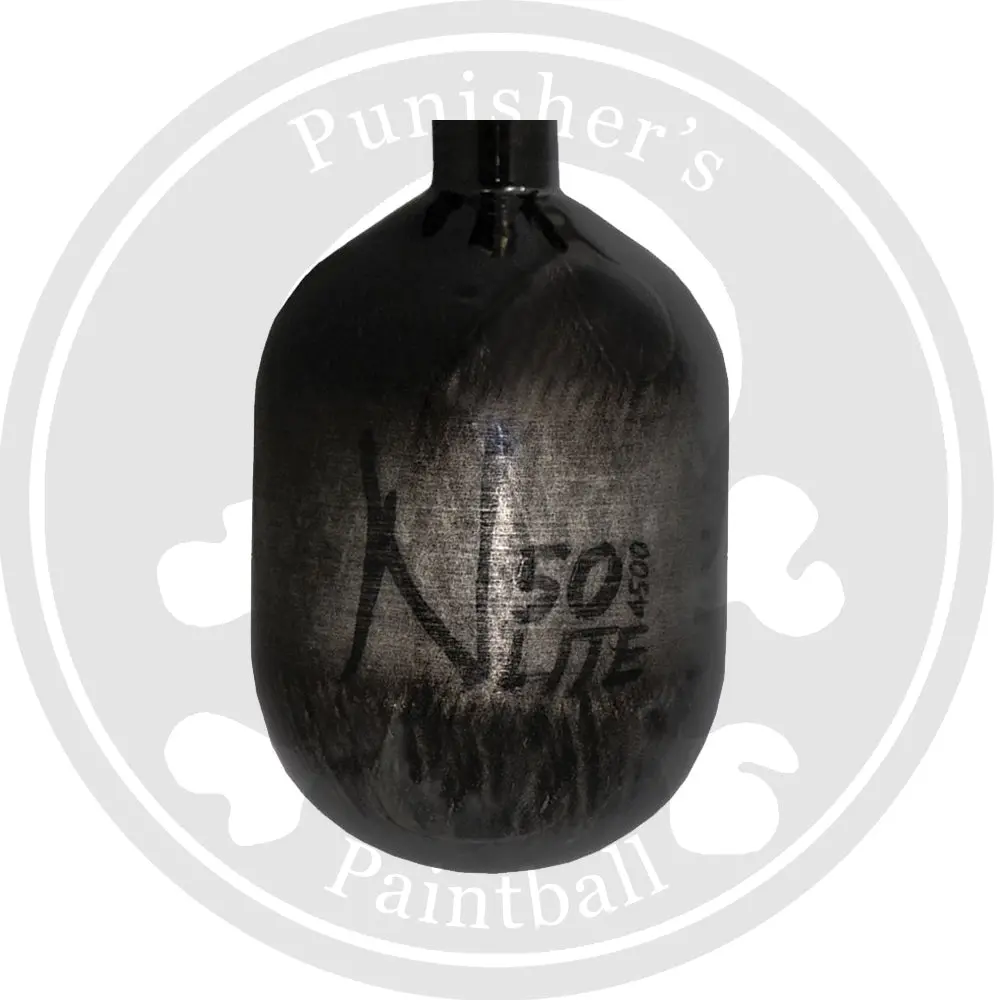 Ninja Carbon Fiber Lite 50/4500 Paintball Tank - Translucent Black - Bottle Only 1