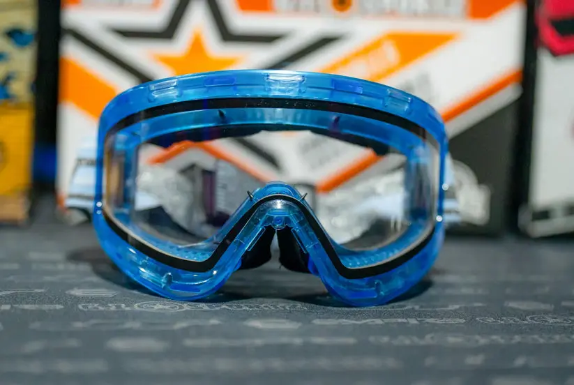 Jt Pro-Flex Qls Complete Goggle Frame - Ice Aquamarine W/Clear Lens And Strap 1