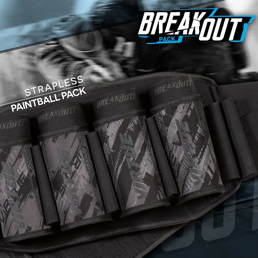 Virtue Strapless Breakout Paintball Pod Pack - Graphic Black 4+7 1