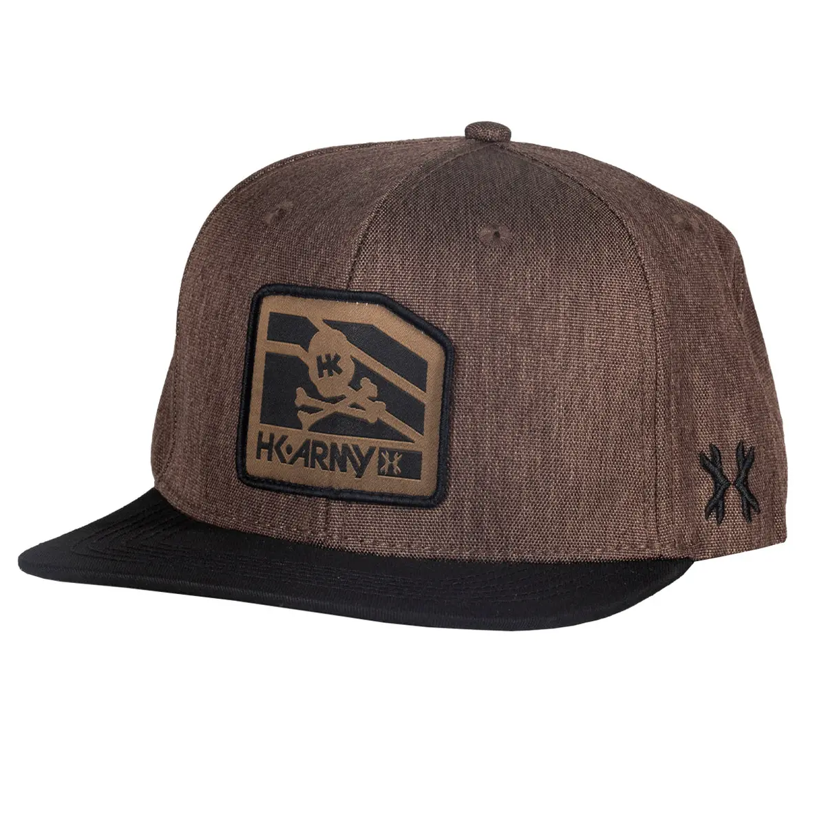 Hk Army Clip Snapback Hat - Black/Tan 1