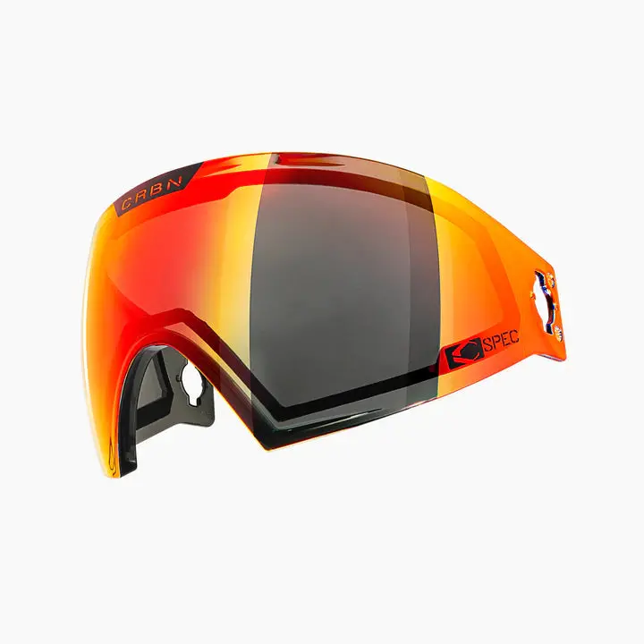 Carbon C Spec Highlight Lens For Zero Goggle - Grey Red Mirror 1