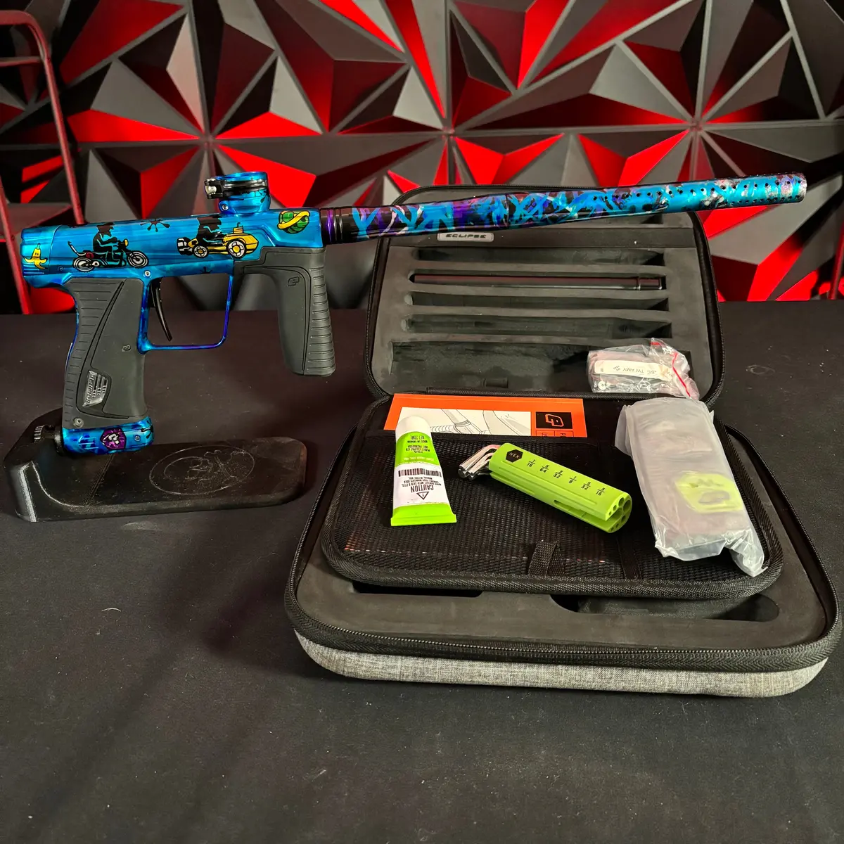 Used Planet Eclipse Gtek 180R Paintball Gun - Le Blue Mario Kart 1