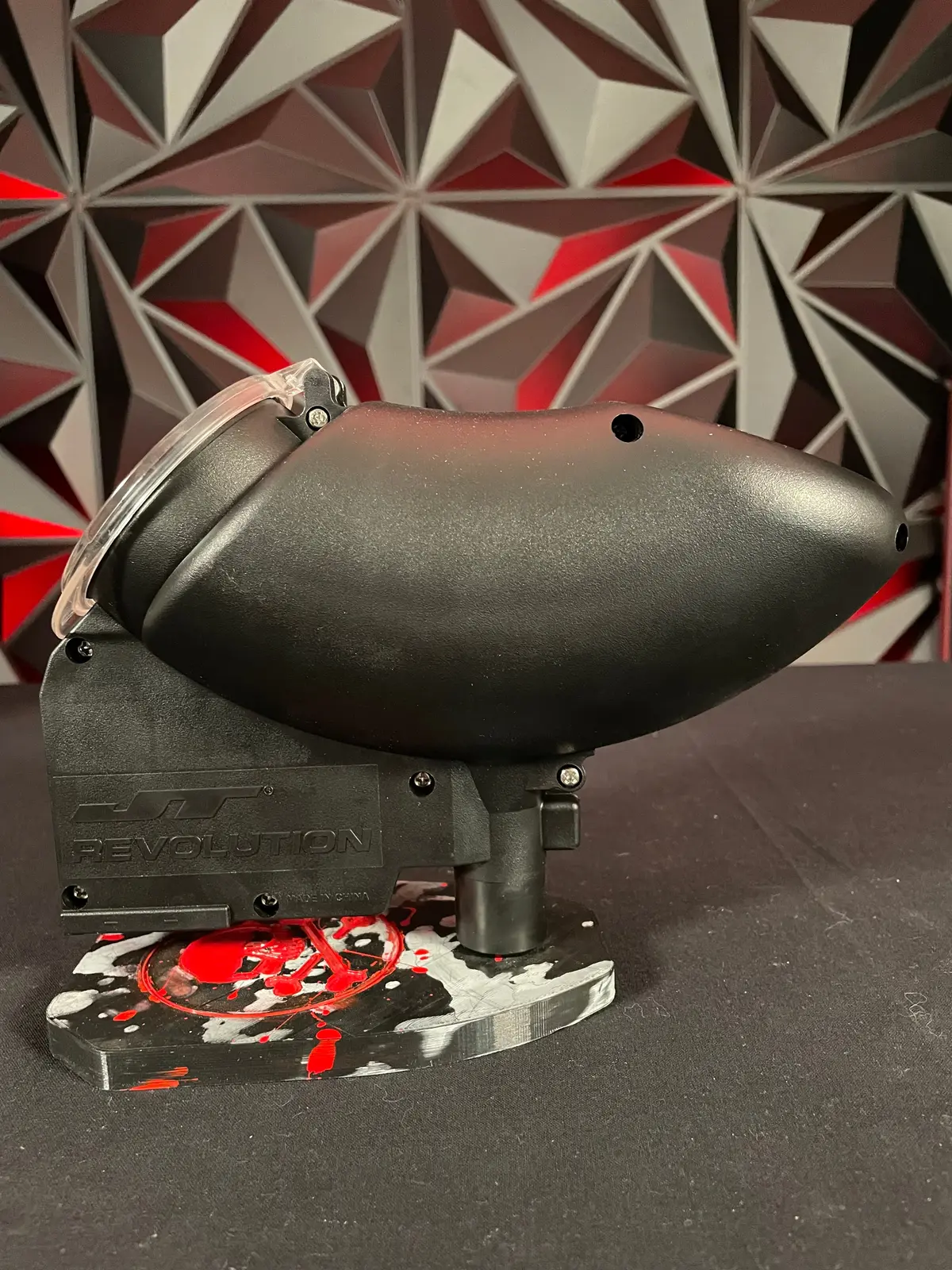 Used Jt Revolution Paintball Loader - Black 1