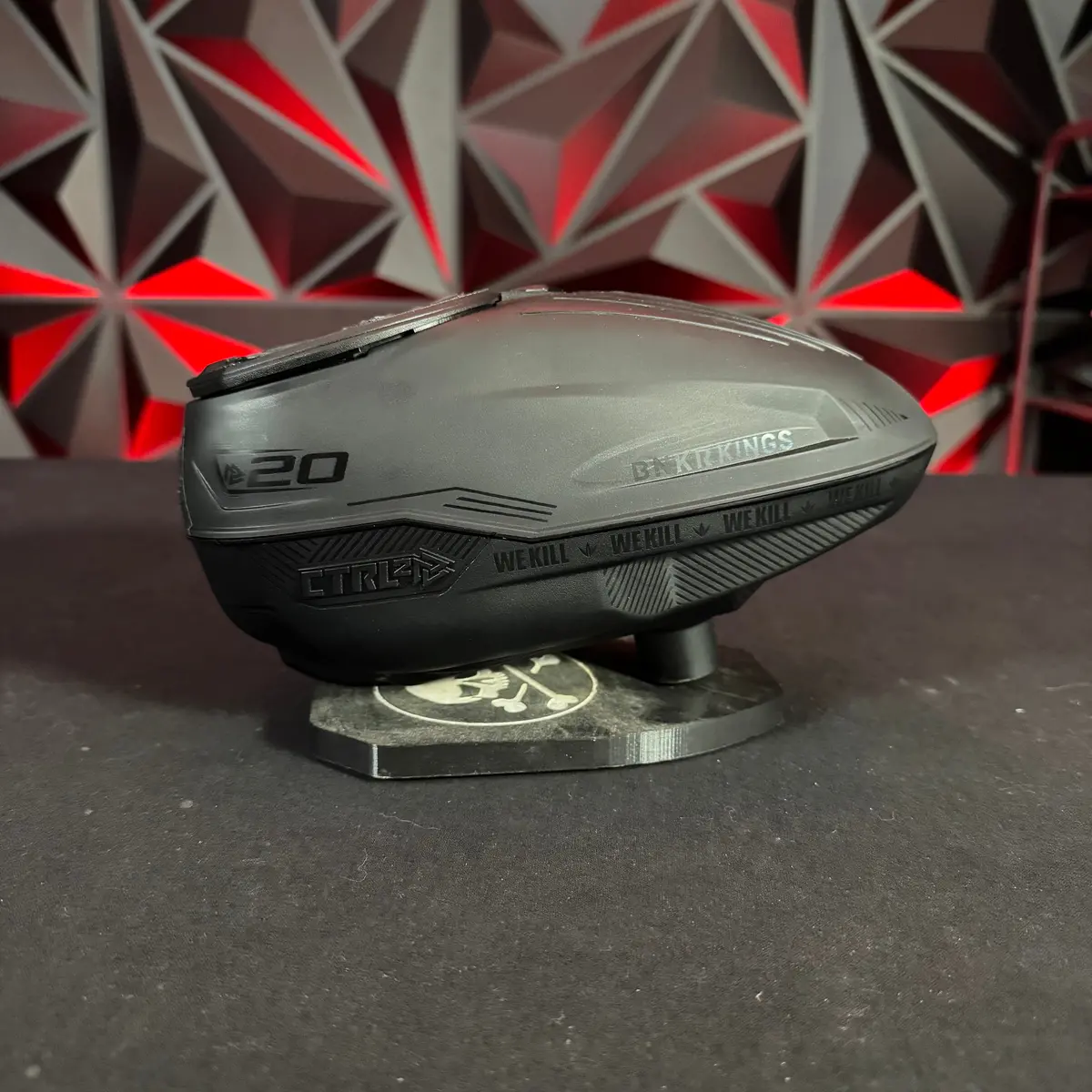 Used Bnkr Kings Ctrl 2 Paintball Loader - Black 1