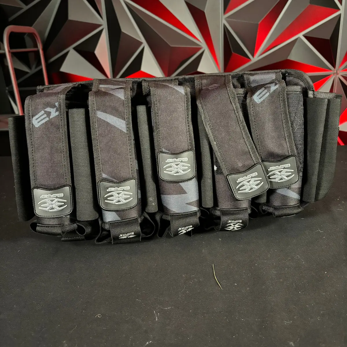 Used Empire 5+8 Paintball Pod Pack- Black/Grey 1