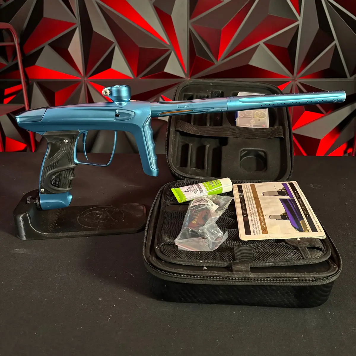 Used Dlx Luxe Tm40 Paintball Gun - Dust Blue/Polished Blue 1