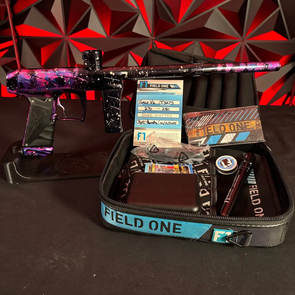 Used Field One Force V2 Paintball Gun - Dark Matter 1