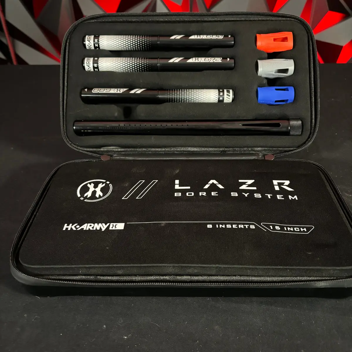 Used Hk Army Lazr Barrel Kit - Polished Black - Ac Threaded - All Black Inserts 1