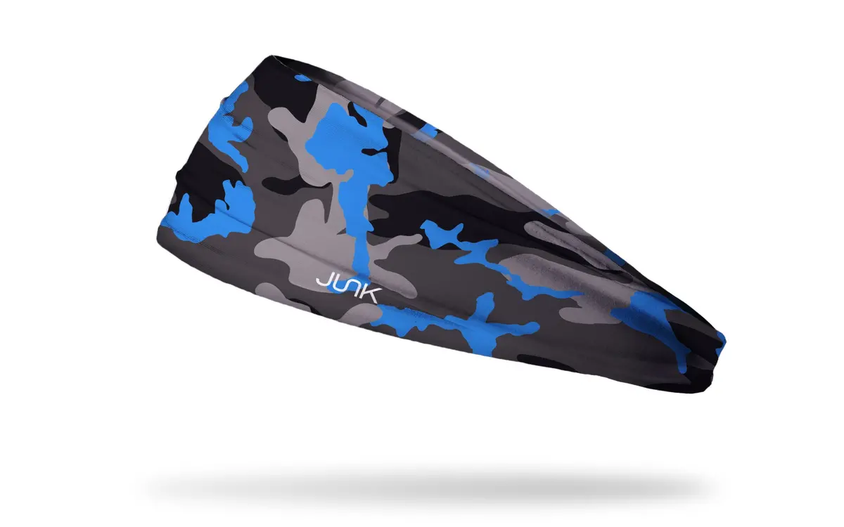 Camo Pop Blue Big Bang Lite Headband 1