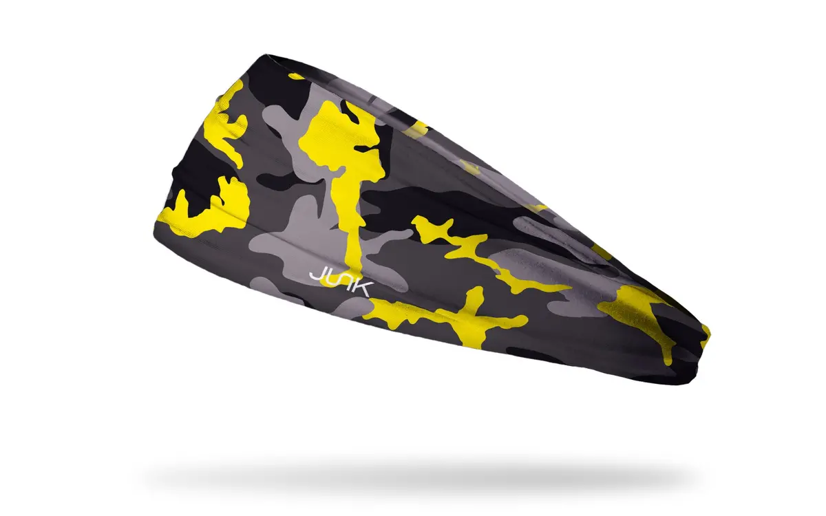 Camo Pop Yellow Big Bang Lite Headband 1