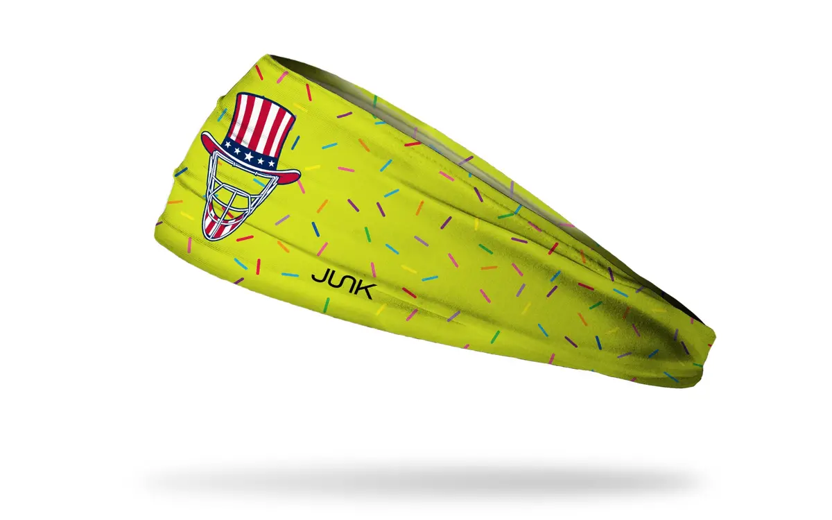 Capitol Catching: Lime Rainbow Sprinkle Big Bang Lite Headband 1