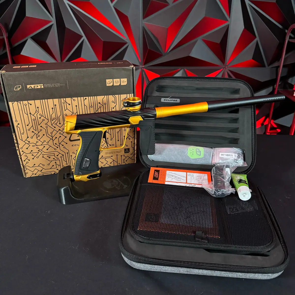 Used Planet Eclipse/Hk Army Orbit Gtek 180R Paintball Gun - Black/Gold 1