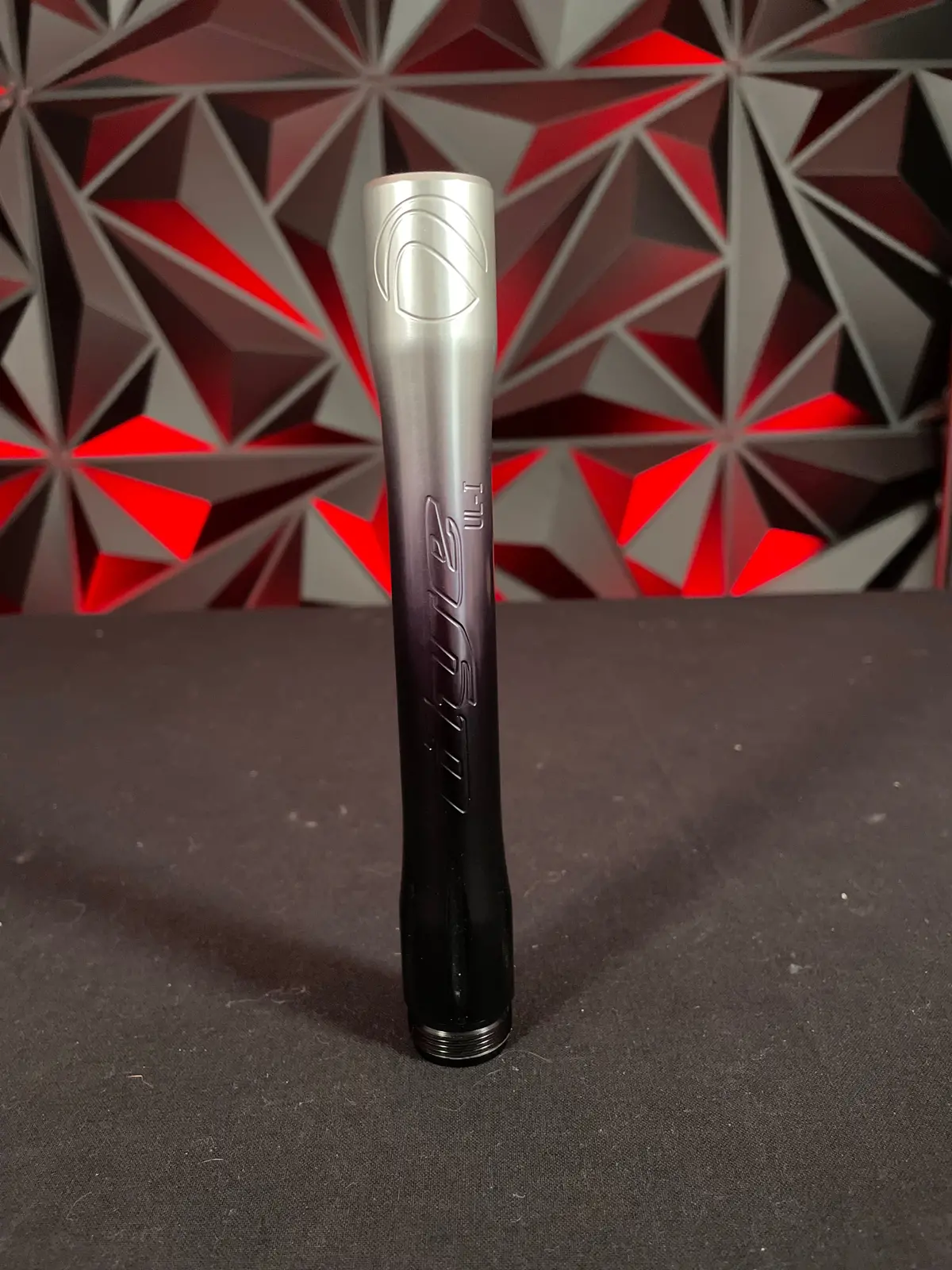 Used Ul-I Paintball Barrel Back - Black/Clear Fade (Polished) 1