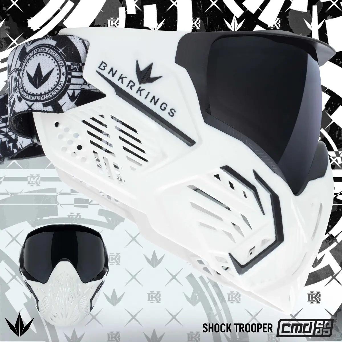Bunkerkings Cmd Paintball Mask - Shock Trooper 1