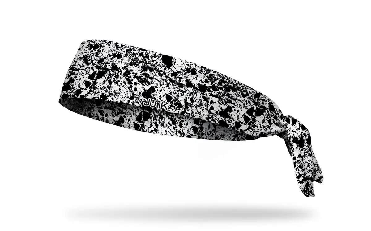 Concrete Contrast Flex Tie Headband 1
