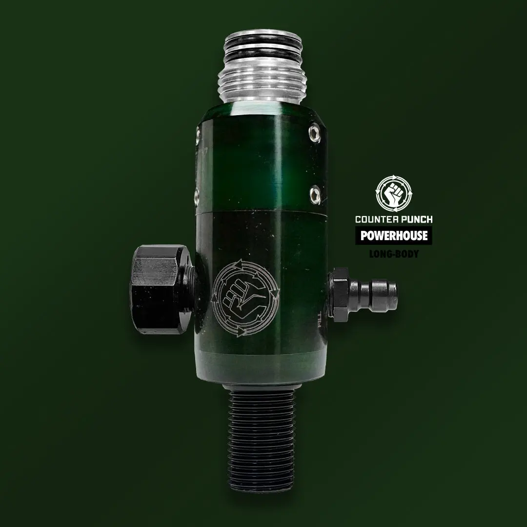 Powerhouse Counterpunch "Longbody" Tank Regulator - Acid Wash 5