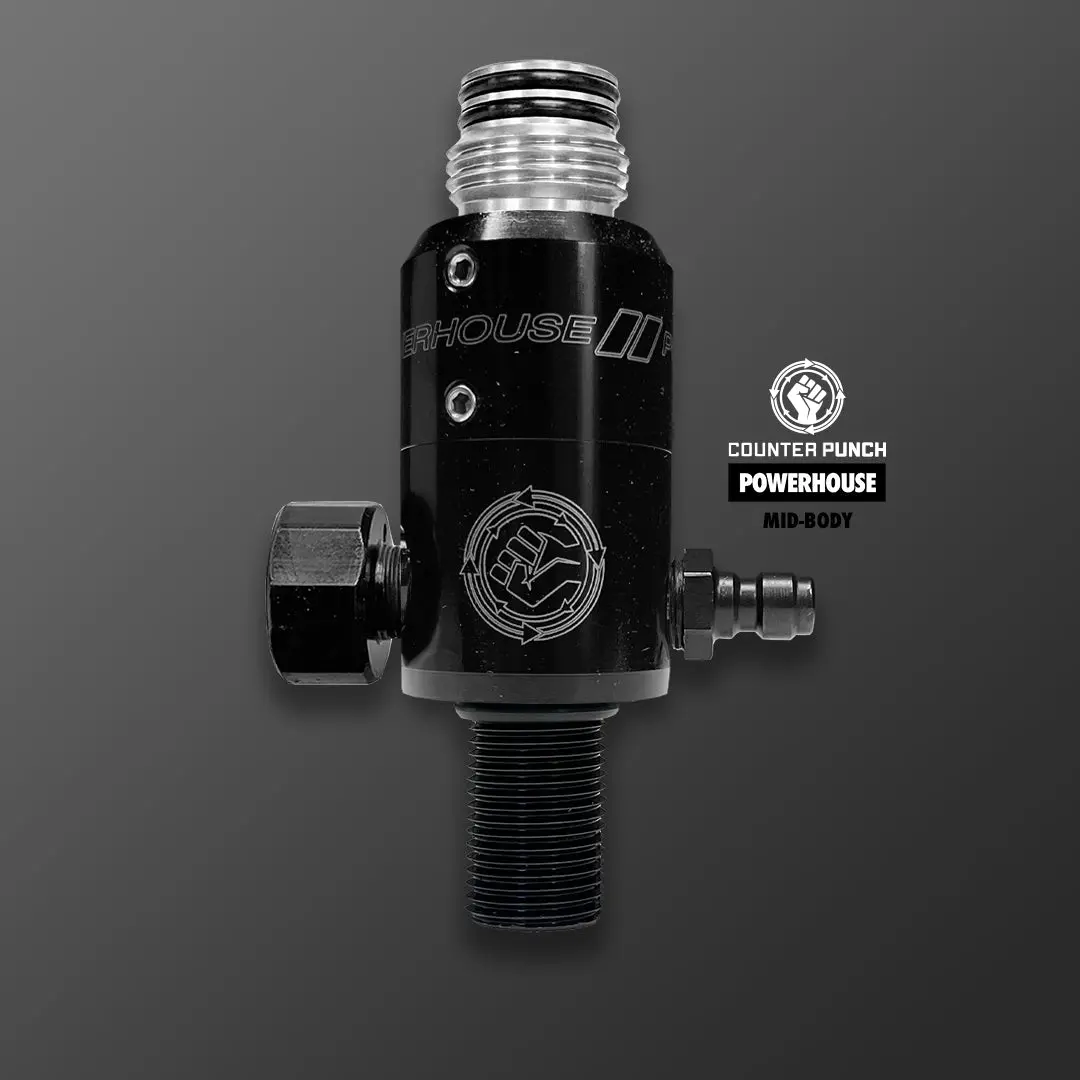Powerhouse Counterpunch "Mid Body" Tank Regulator - Standard Colors 1