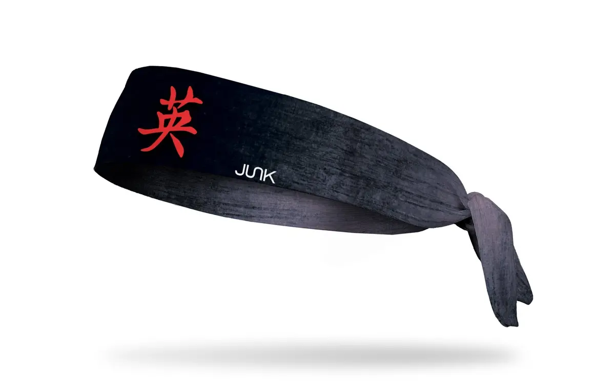 Courage Symbol Flex Tie Headband 1