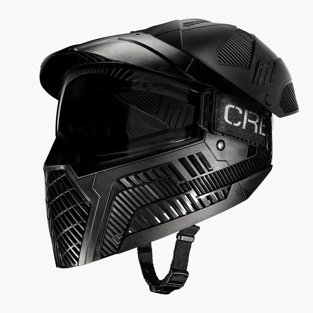 Carbon Paintball Opr Full Coverage Goggle - Black (Thermal Smoke Lens) 1